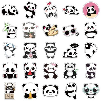 Cute Panda Stickers 4