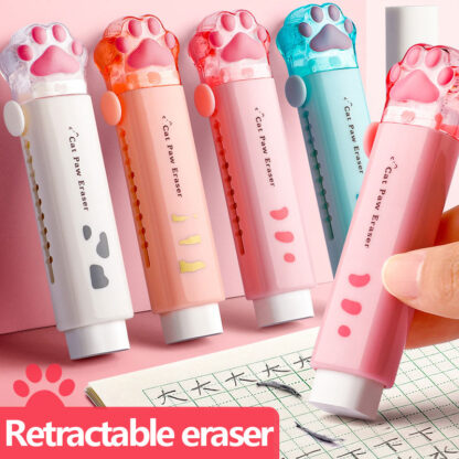 kitty paw - retractable eraser 1