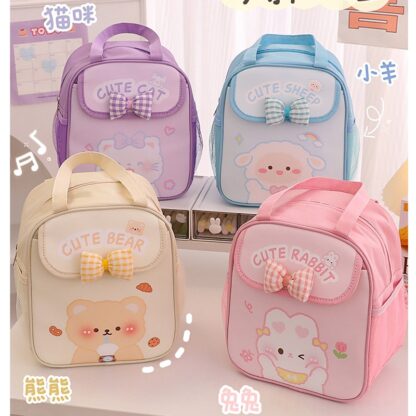 pink bow animal lunch boxes 5