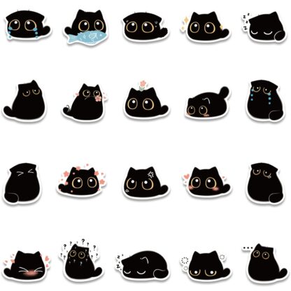 big eye kitties - sticker packs 6