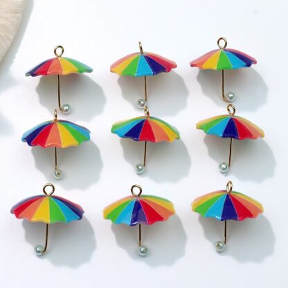 colorful umbrellas - charm pack 3