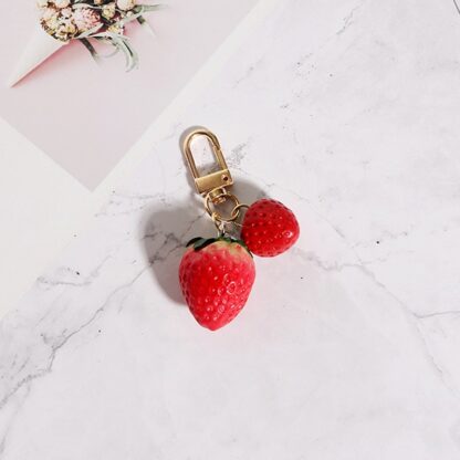 1pc strawberry key chain 4