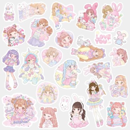anime girls sticker set 1