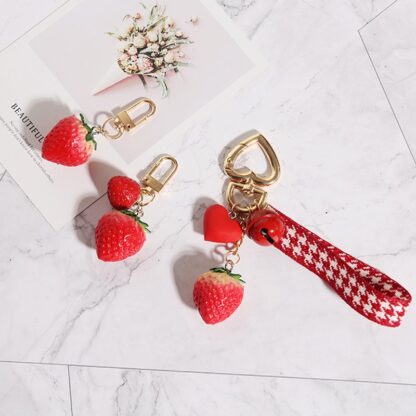 1pc strawberry key chain 6