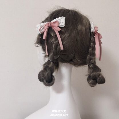 lace hair bow sets 3