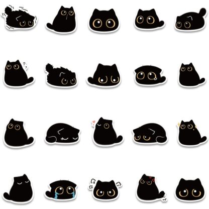 big eye kitties - sticker packs 4