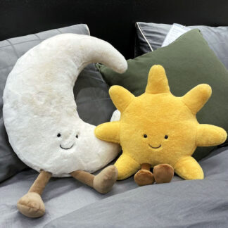 happy sun and moon plushies 1