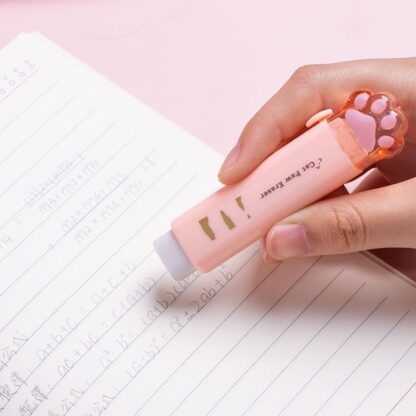 kitty paw - retractable eraser 5