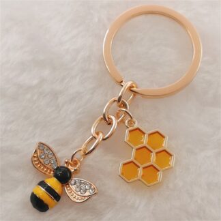 honeycomb & bees - rhinestones 1