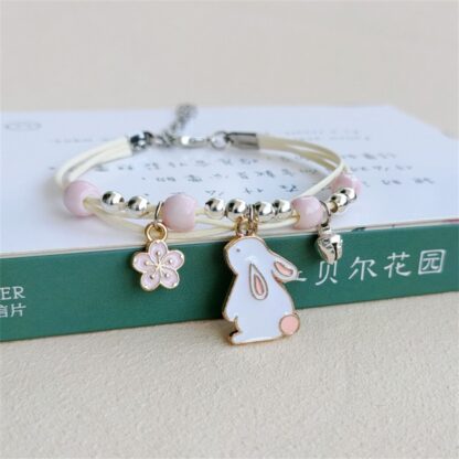 bunny bracelets with charms 1