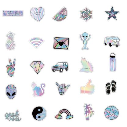 holographic hippy - sticker packs 5