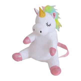 sleepy unicorn - plush backpack 1