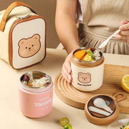 bear lunch box and soup cup 2