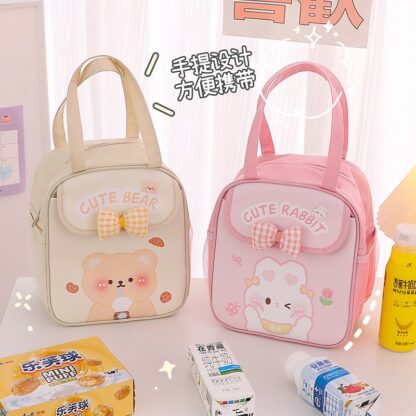 pink bow animal lunch boxes 2