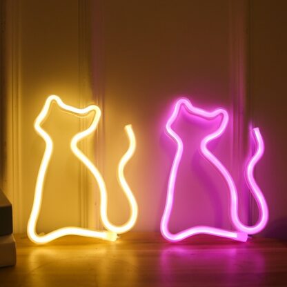 neon kitty light 1