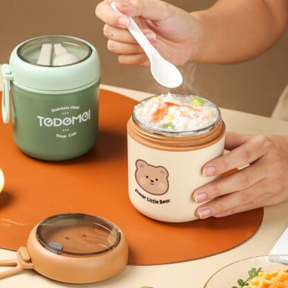 bear lunch box and soup cup 5